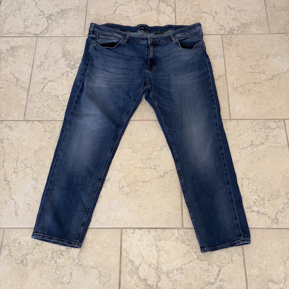 Hugo BOSS Men's Jeans Stretch Medium Blue Jeans Trousers  46  X 32